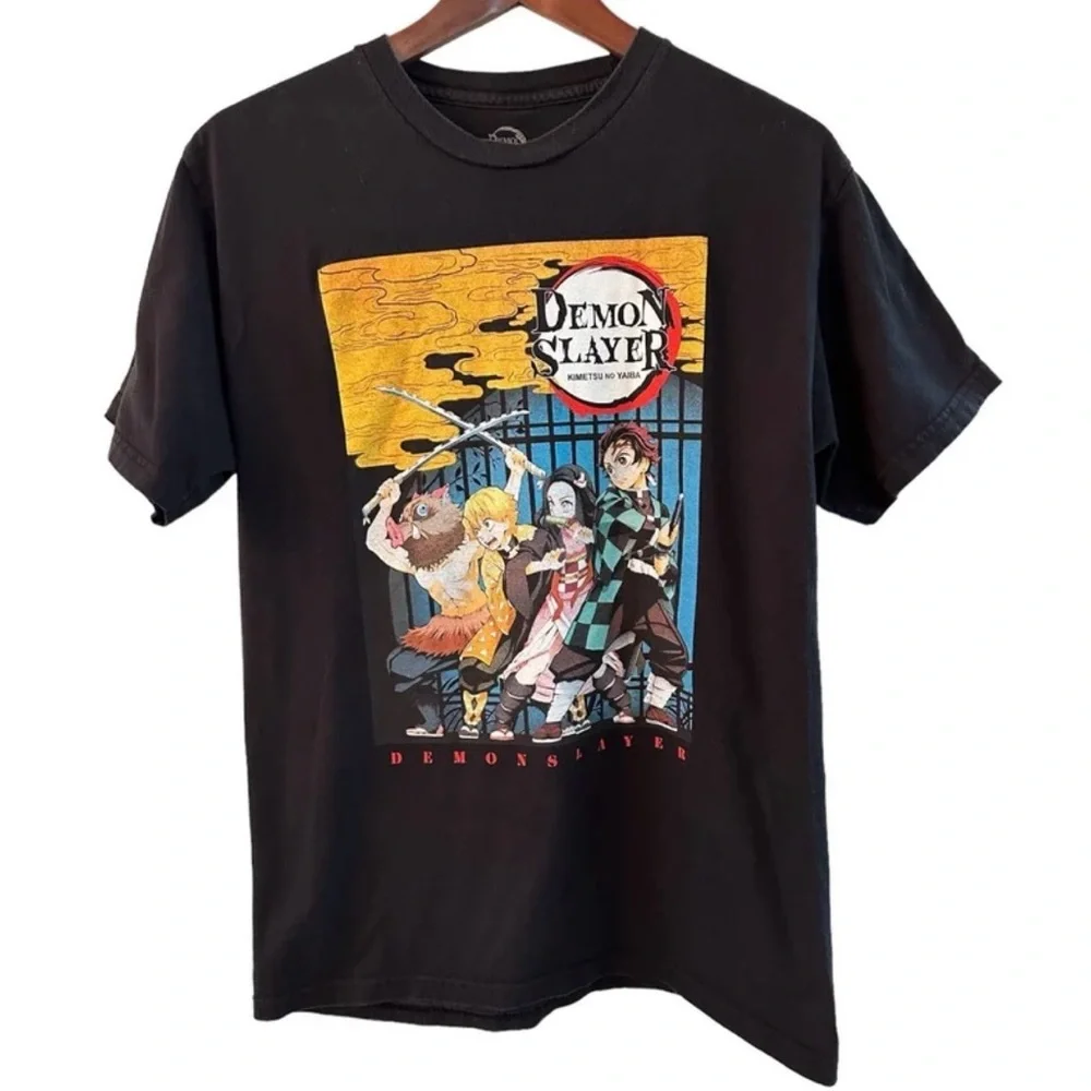Demon Slayer Kimetsu No Yaiba Black T-Shirt size Medium - Picture 2 of 6